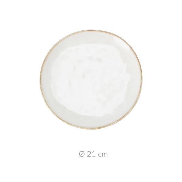 Talerz o strukturze kamienia, tłoczony, Ø 21 cm