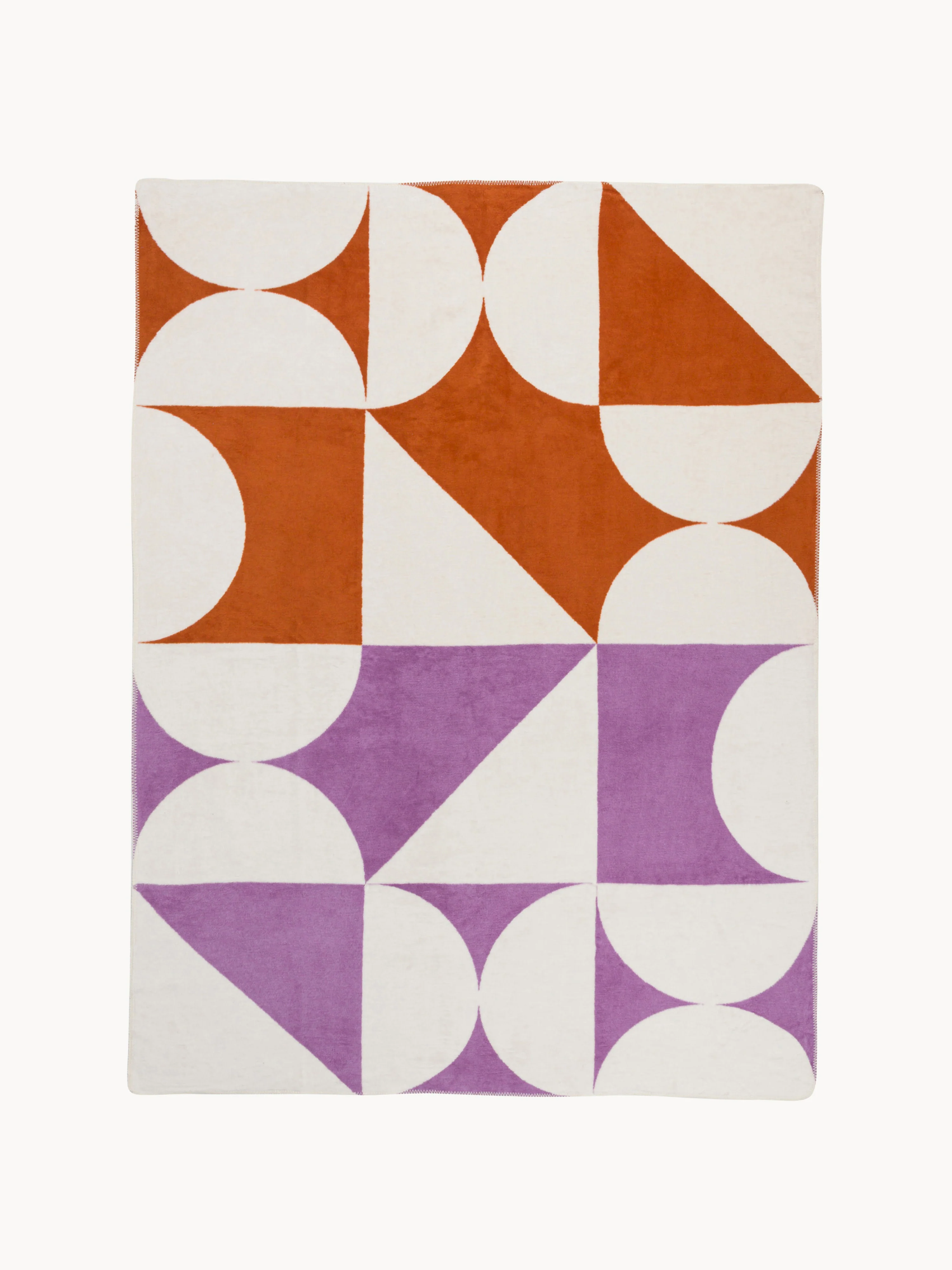 Wurfdecke Tul mit geometrischem Muster