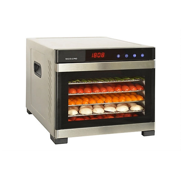 Déshydrateur fruits et légumes 6 plateaux inox Kitchen Chef SECCO6PRO