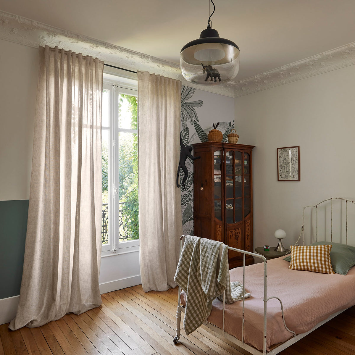 Madura Veiling Neapoli gevlekt beige 204x299 cm