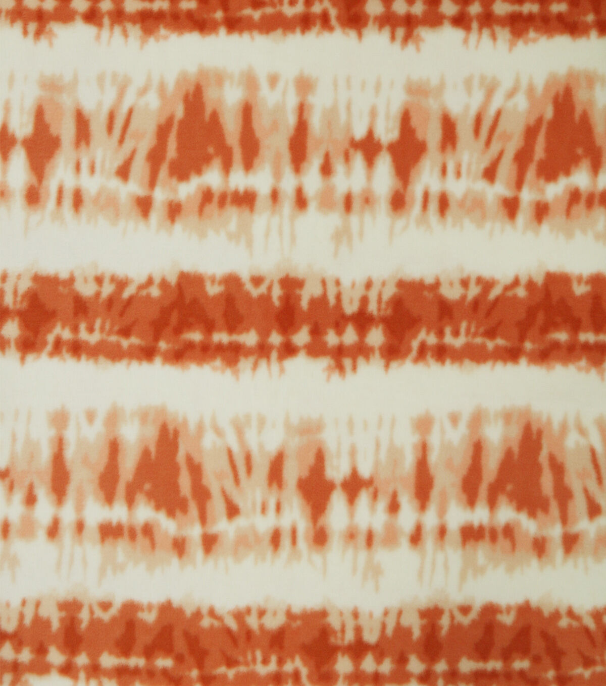 Orange Tie Dye Anti Pill Fleece Fabric