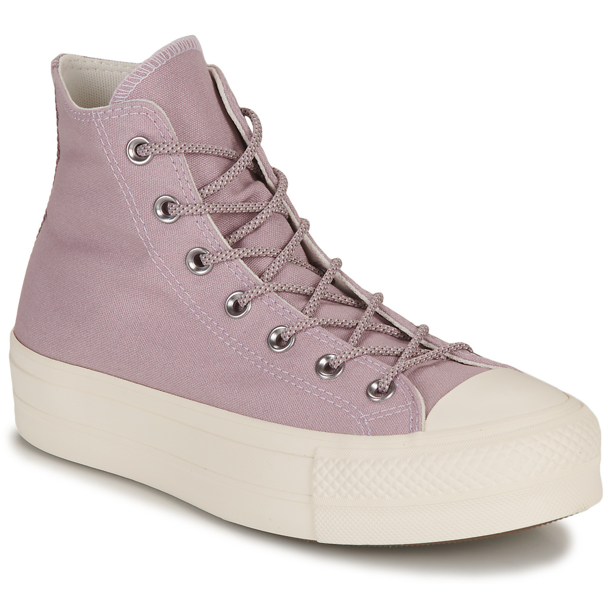 Converse - CHUCK TAYLOR ALL STAR LIFT PLATFORM SUMMER UTILITY-LUCID LILAC/V - Violet
