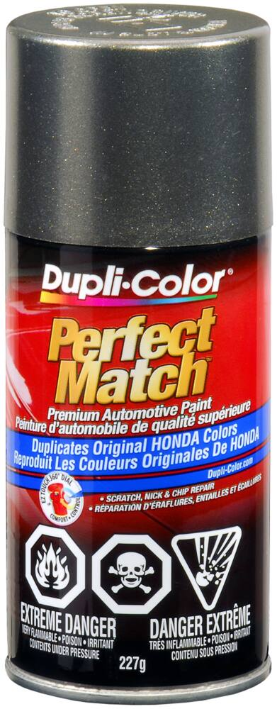 Dupli-Color Perfect Match Premium Acrylic Lacquer Automotive Aerosol Spray Paint, Galaxy Grey Metallic (NH701M), 227-g