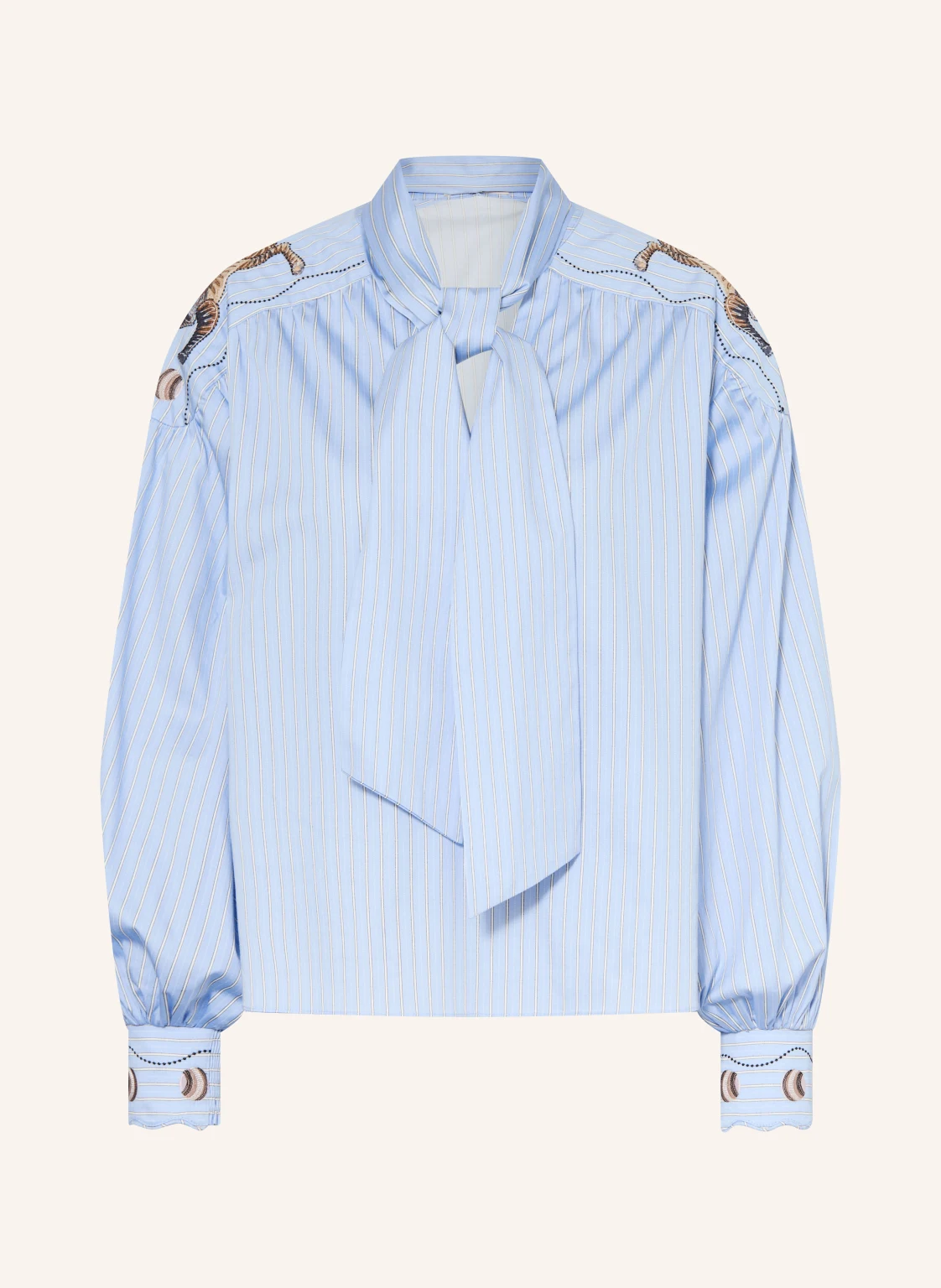 IVI collection Blusenshirt mit abnehmbarer Schluppe