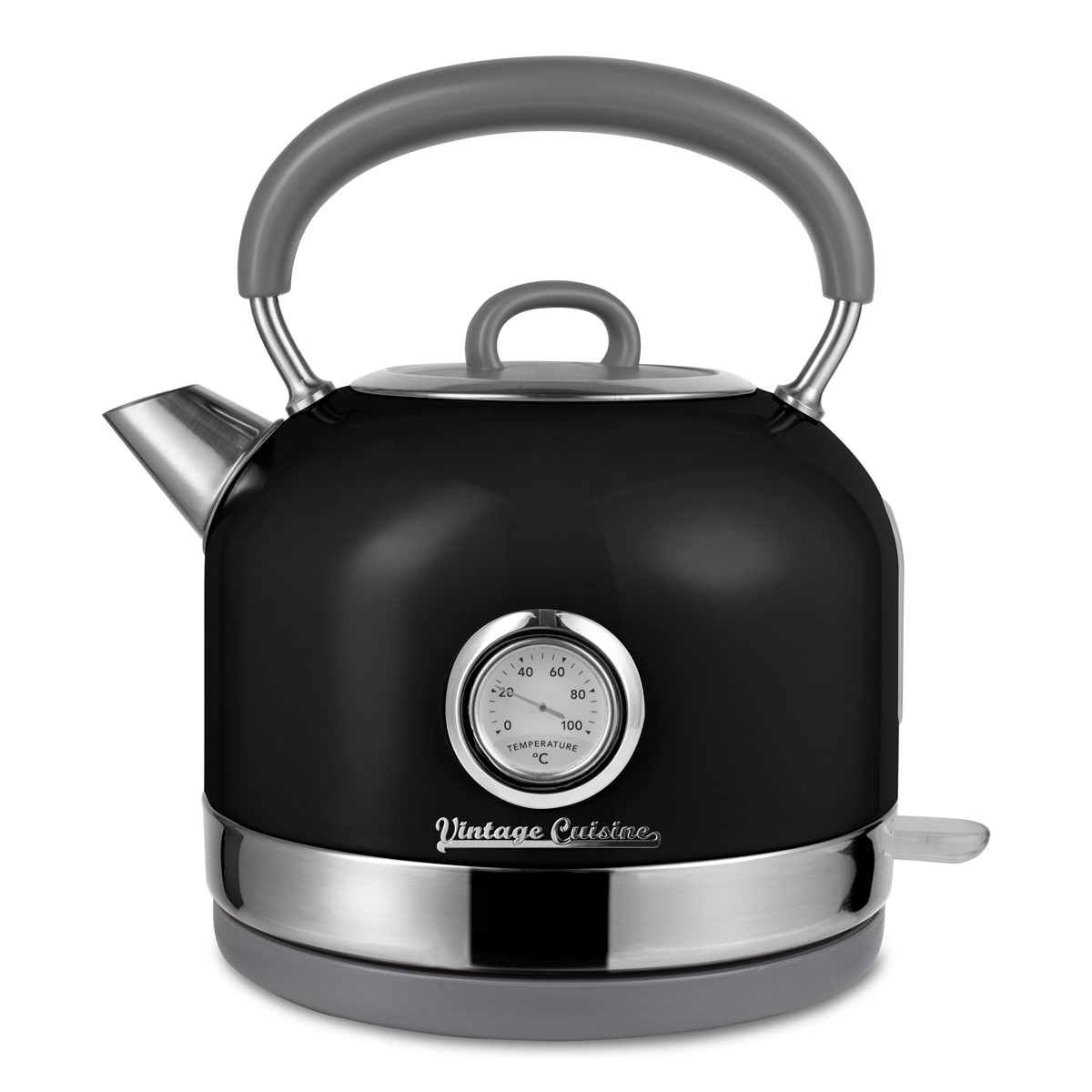 Chaleira elétrica VINTAGE CUISINE preta 2200w