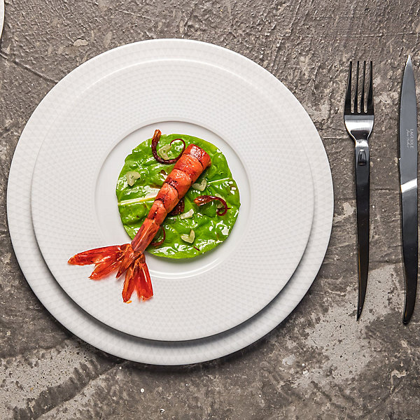 Assiette creuse Nymphéa 23 cm (lot de 6)