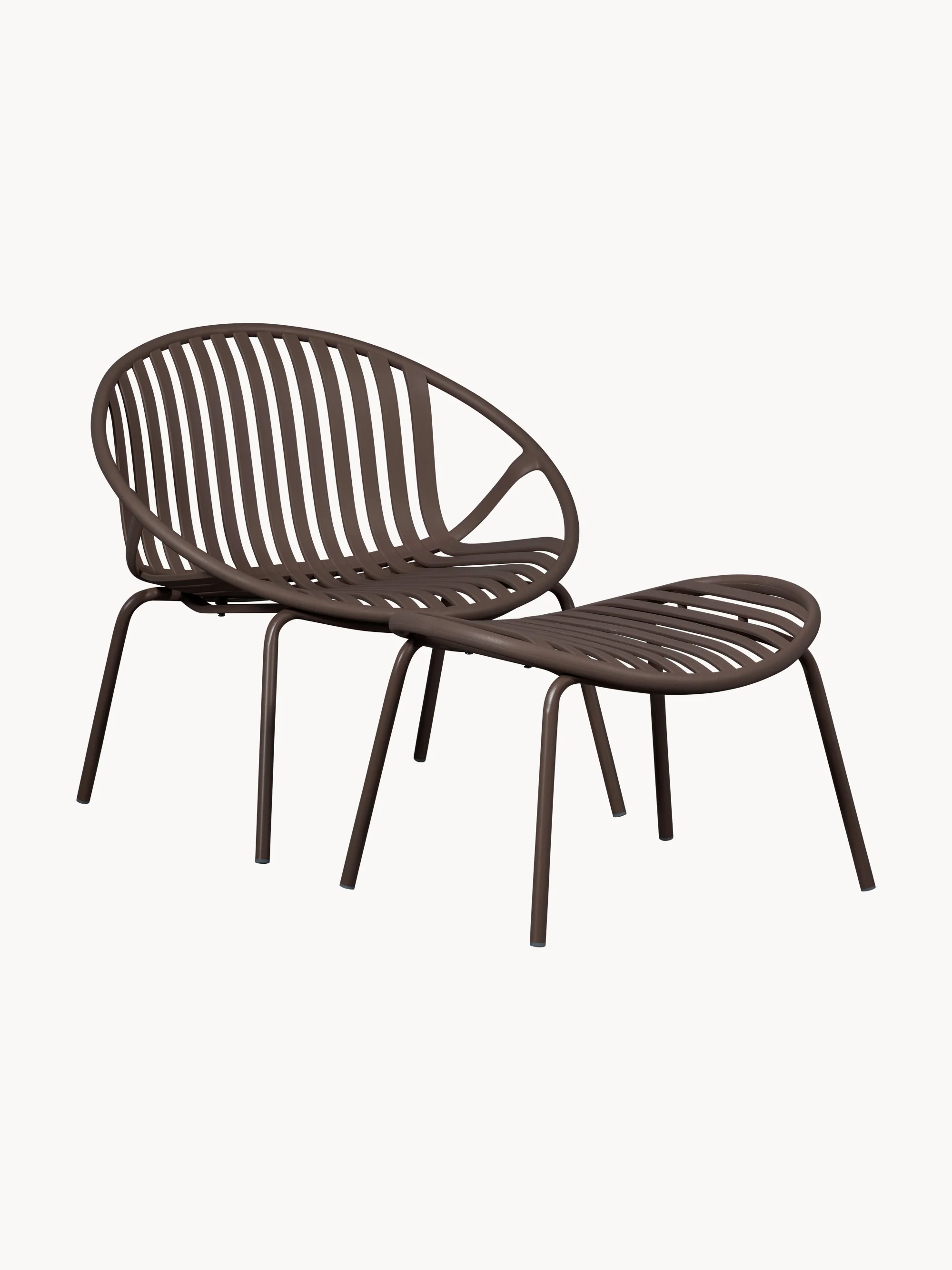 Gartenstuhl mit Hocker Bruce