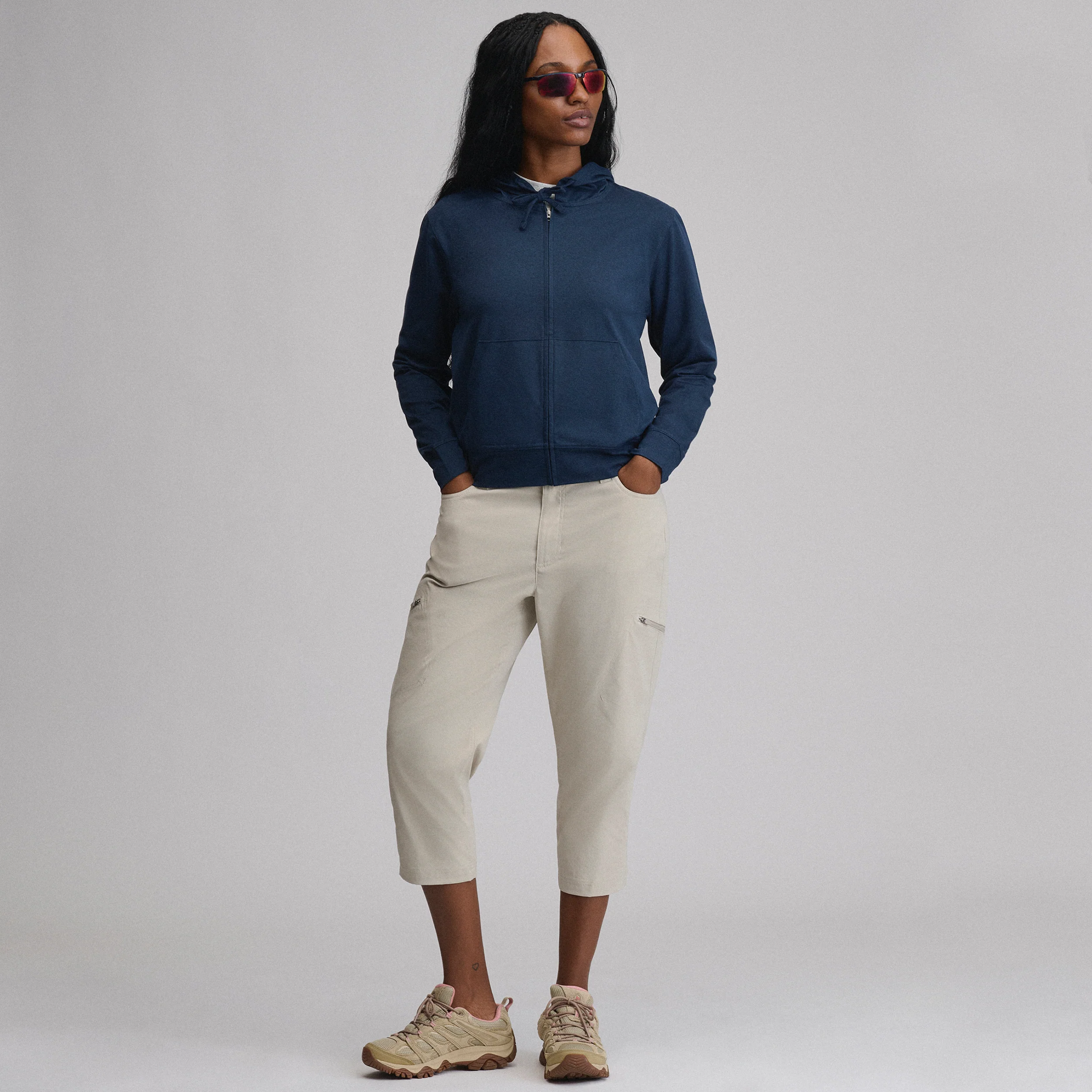 Women's Long-Sleeve Train Ascent Full-Zip Hoodie