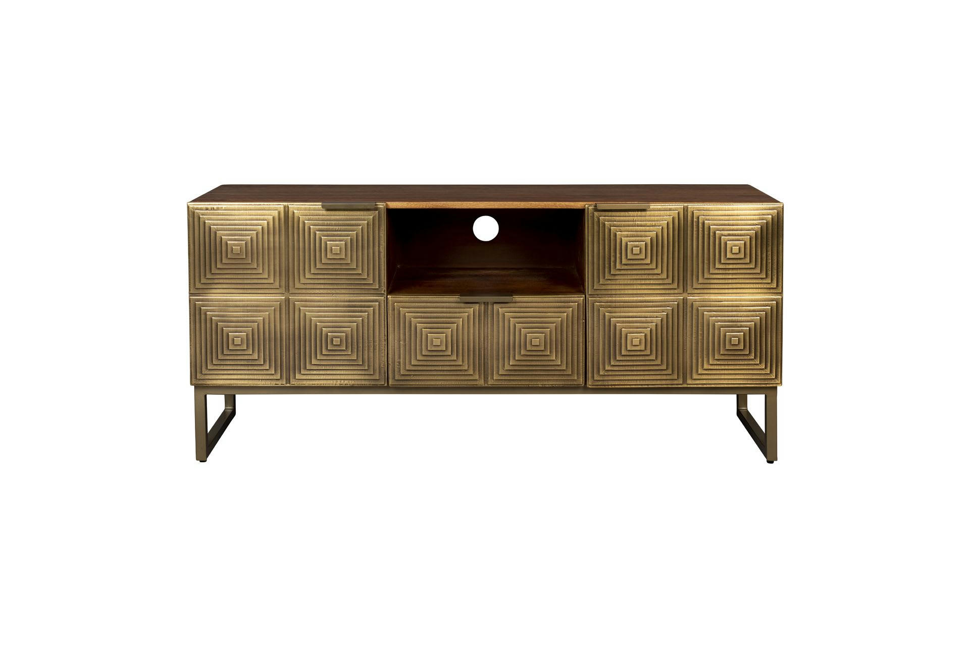 VOLAN - Buffet en bois doré