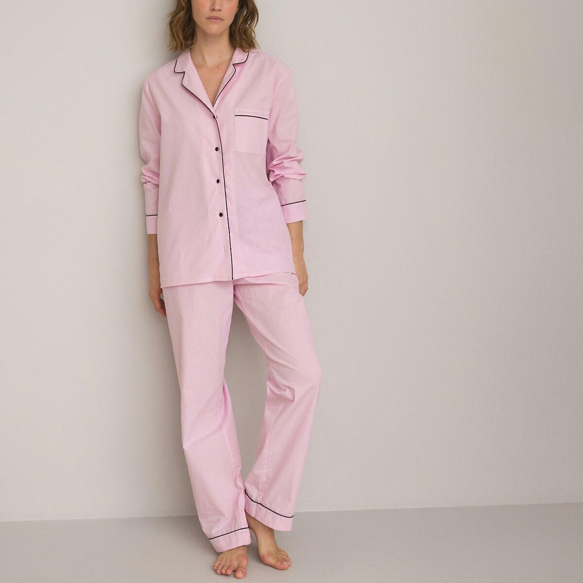 Pyjama forme grand-père en chambray