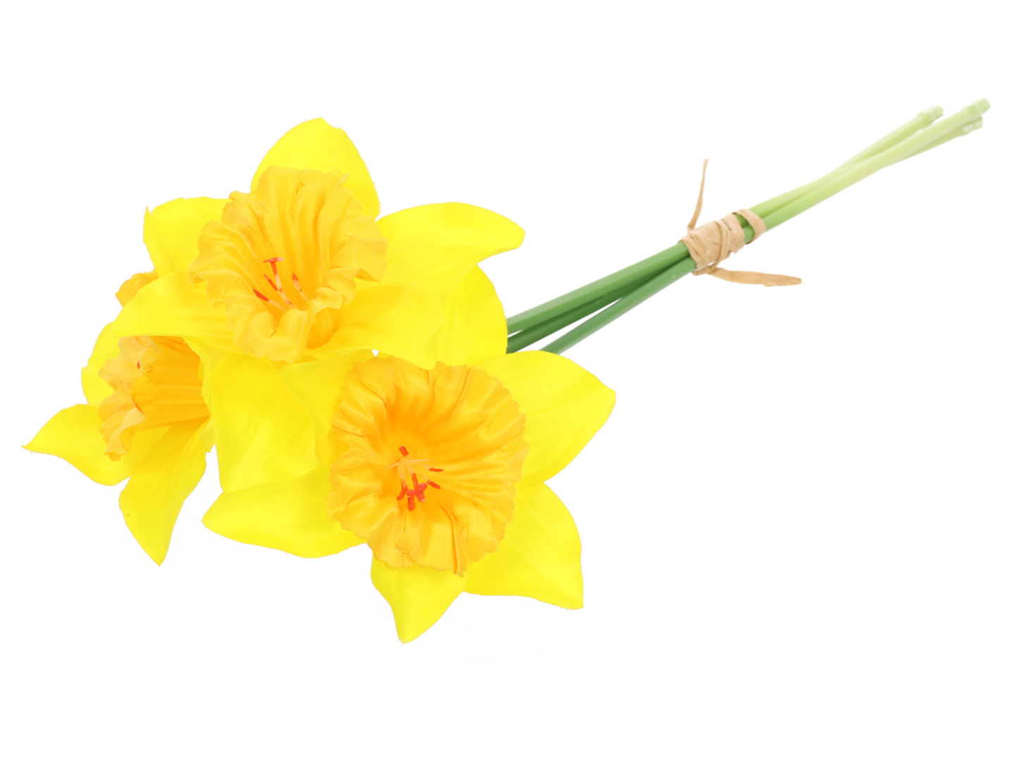 Bukiet żonkili 40 cm 3 szt. żółtych