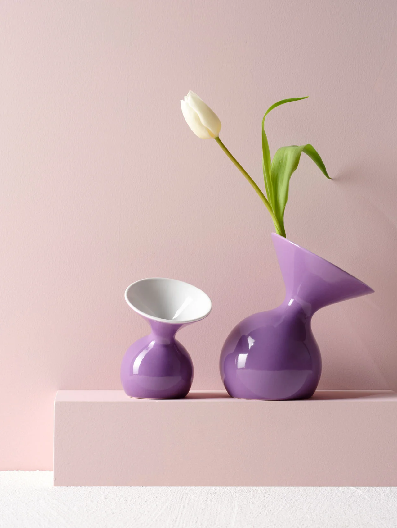 tischvase, mauve
