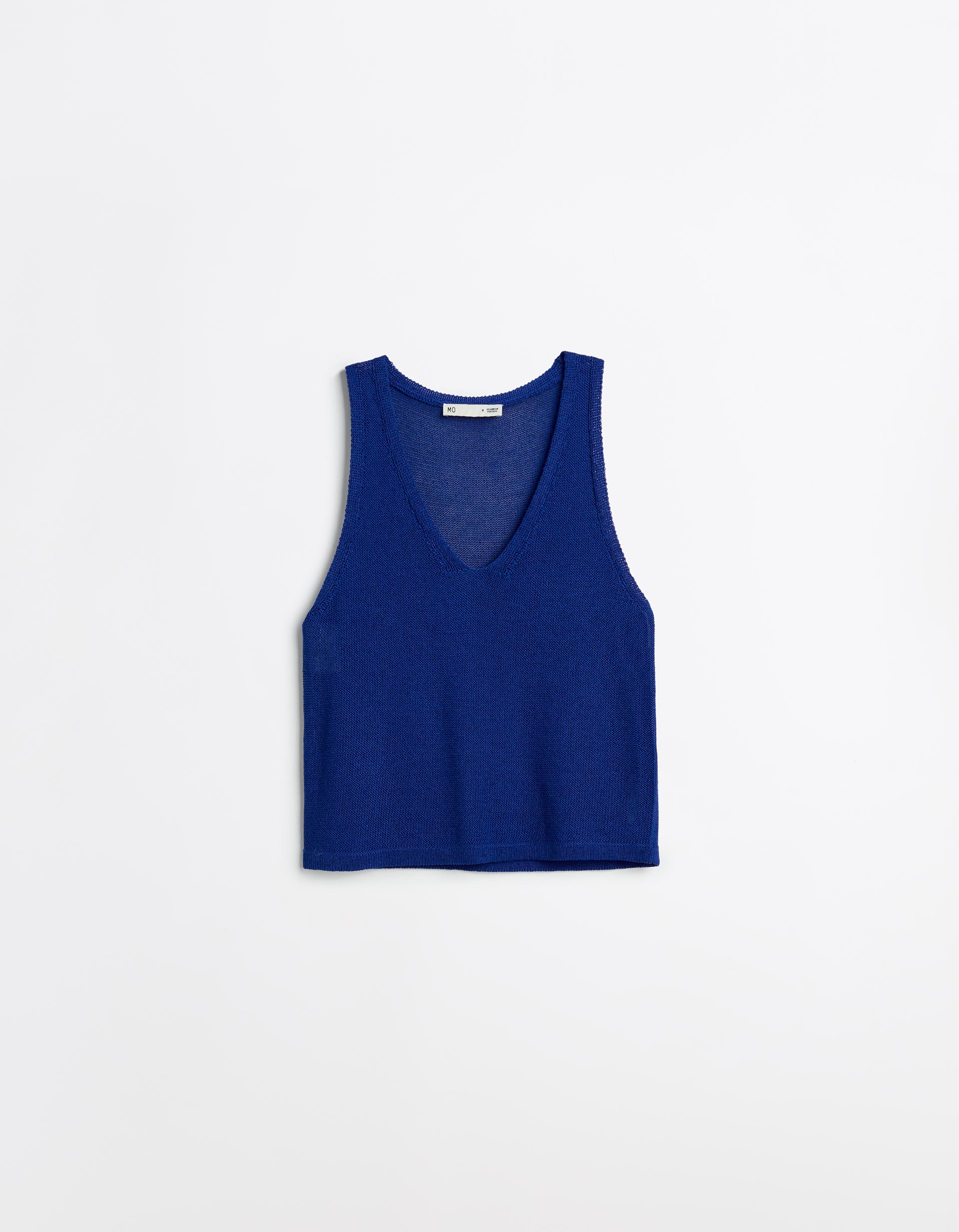 Top Malha, Mulher, Azul Escuro