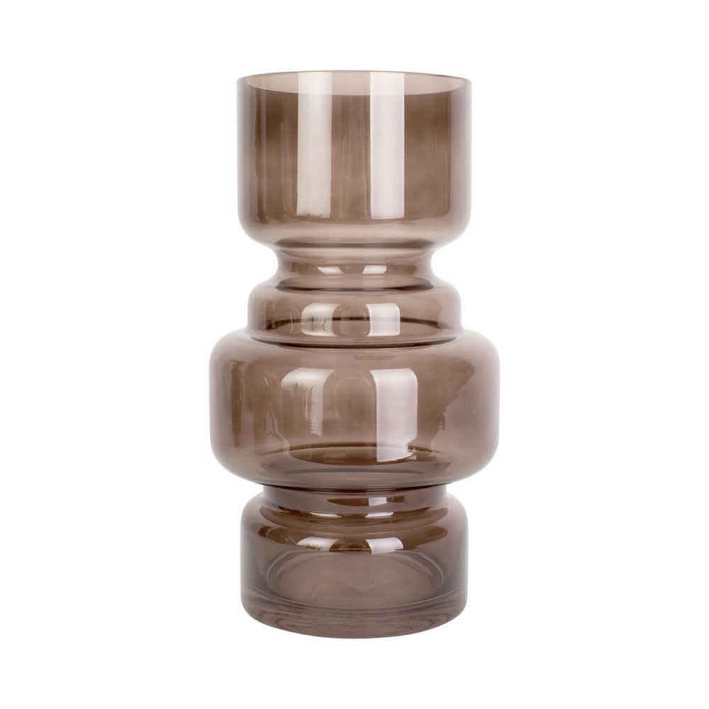 COURTLY - Vase courtly glass large verre marron