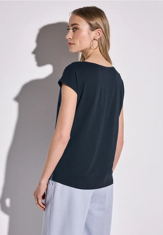 Shirt mit Spitzendetail