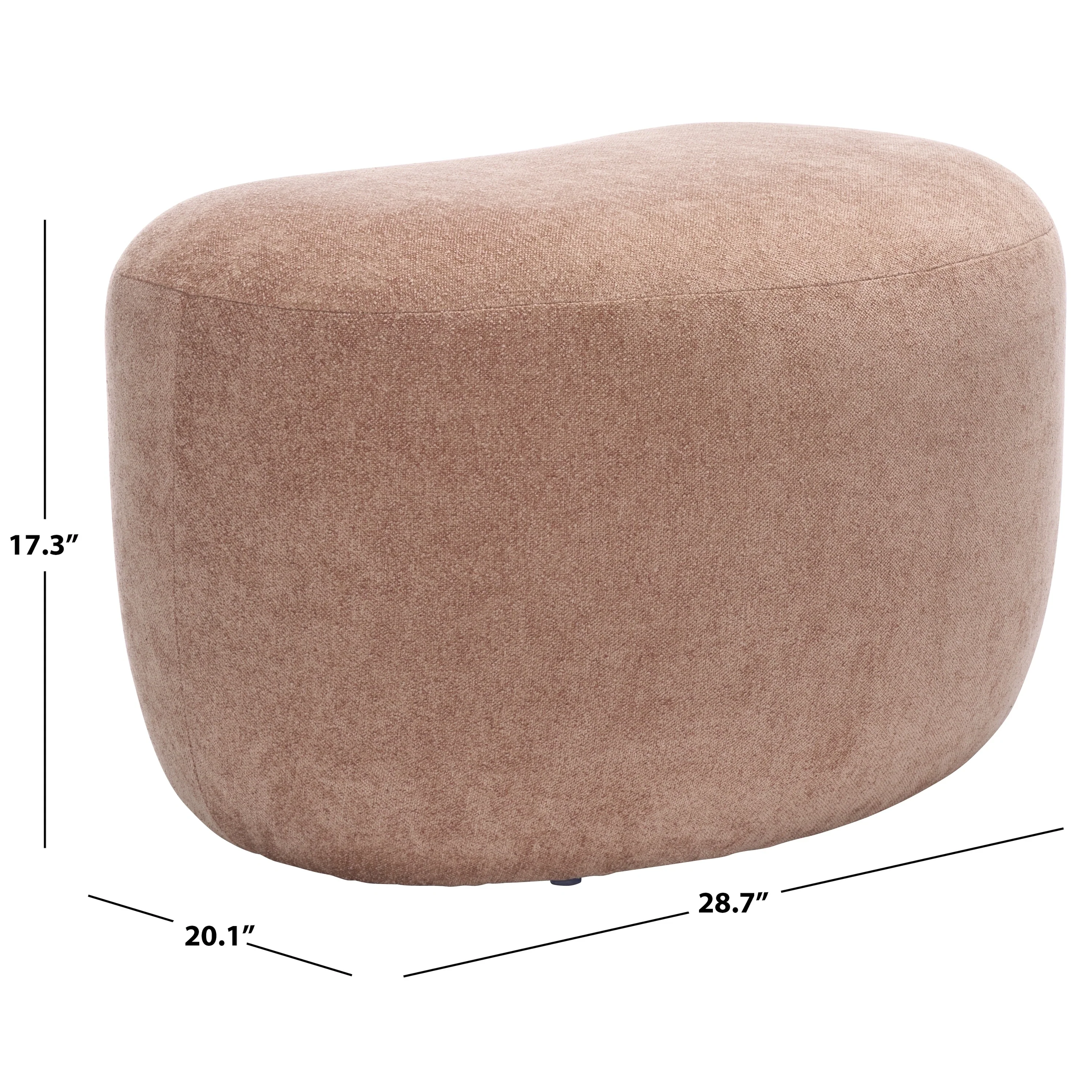 SAFAVIEH Regut Ottoman (Fully Assembled)