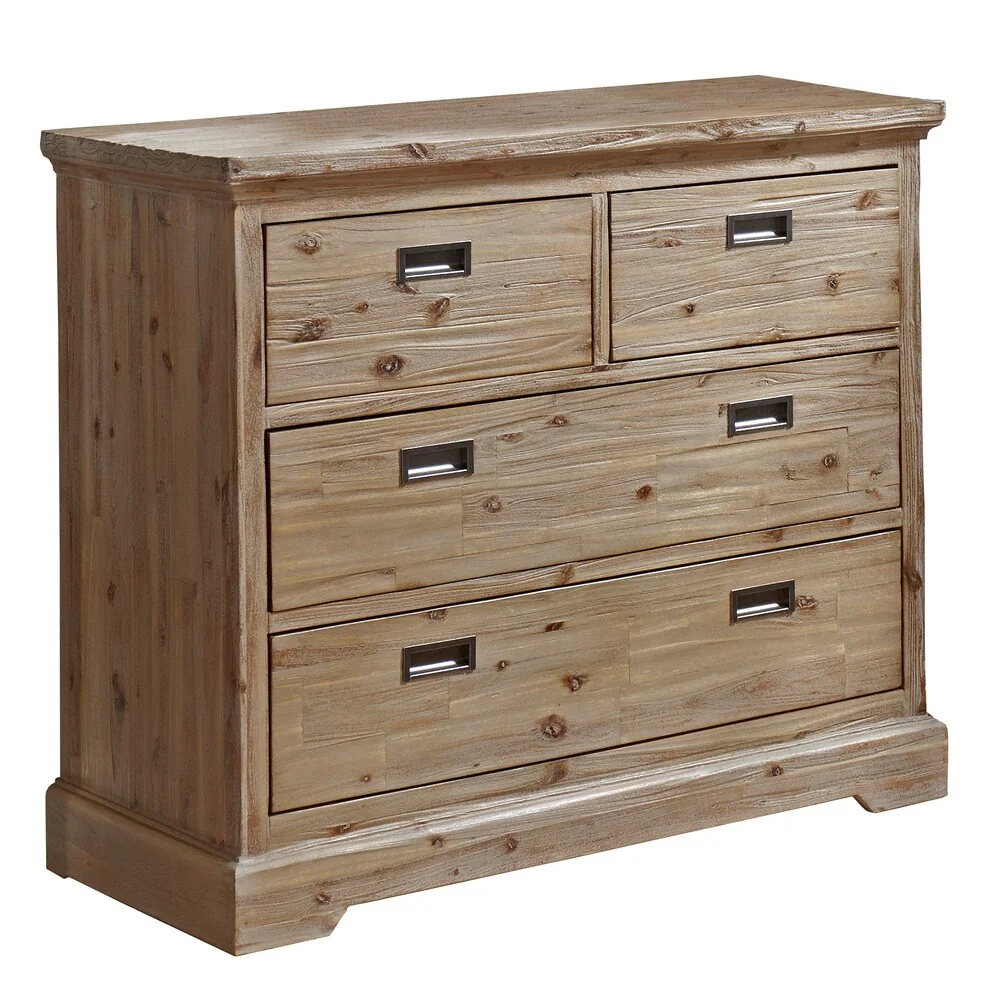 Hillsdale Oxford 4 Drawer Dresser, Cocoa