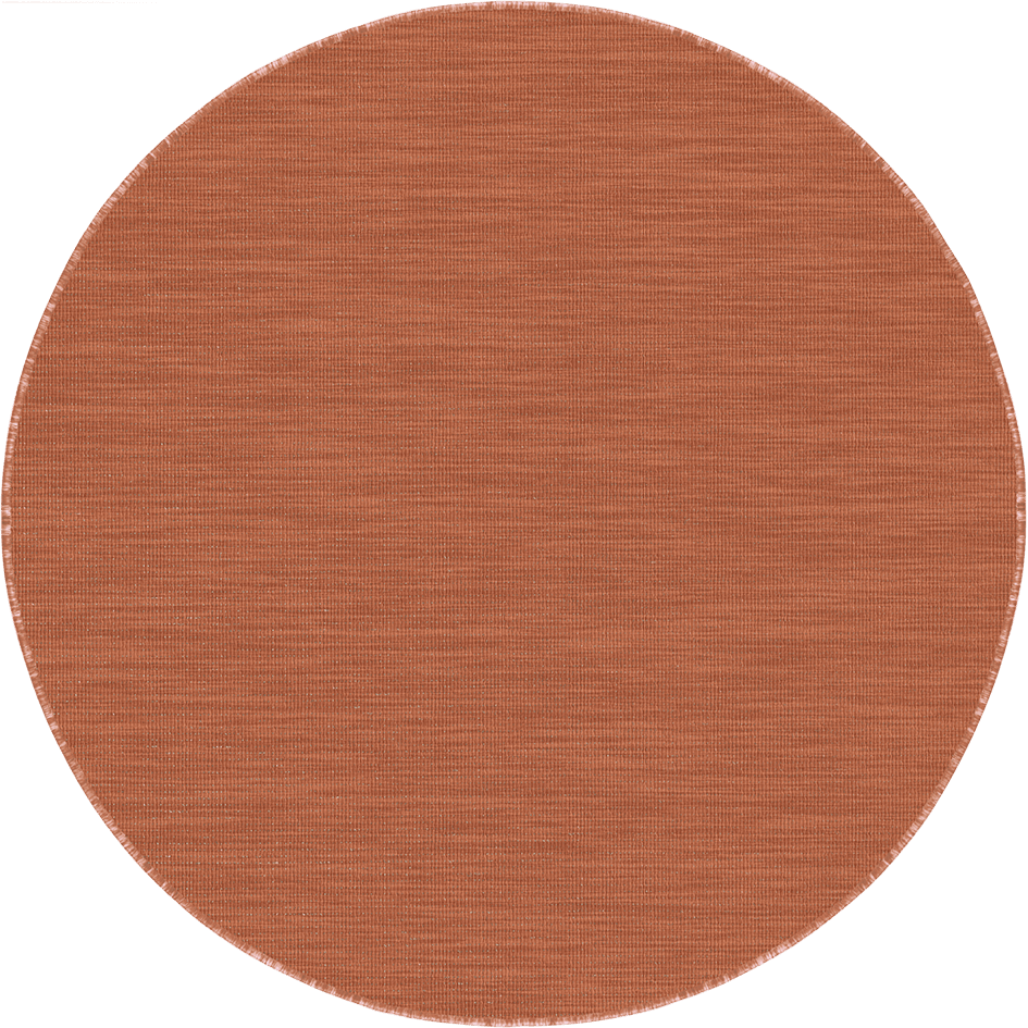 Rond buitenkleed Tone roest - Interieur05 - 200 x 200 cm