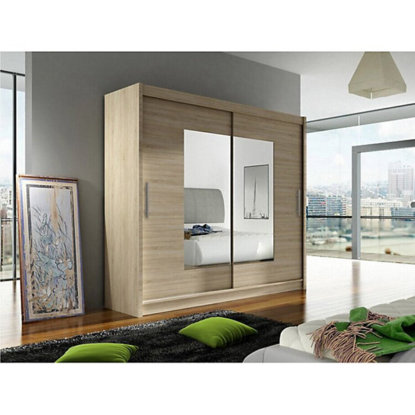Armoire Closico Pallor VII, Nombre d'étagères: 5, 215x180x58cm