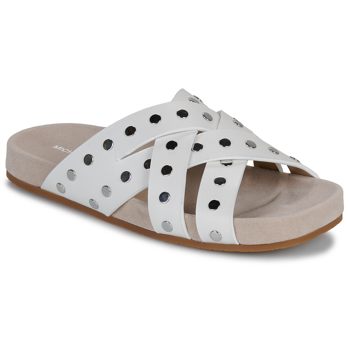 MICHAEL Michael Kors - IRENE FLAT SANDAL - White