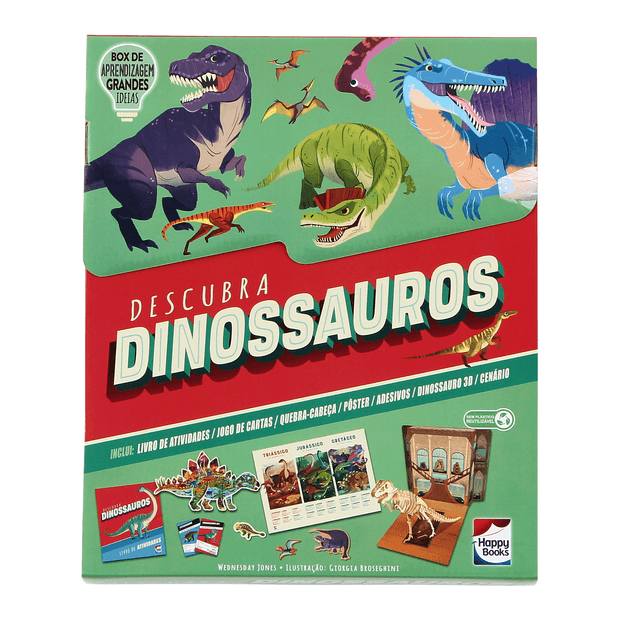 LIVRO GRANDES IDÉIAS: DESCUBRA DINOSSAUROS