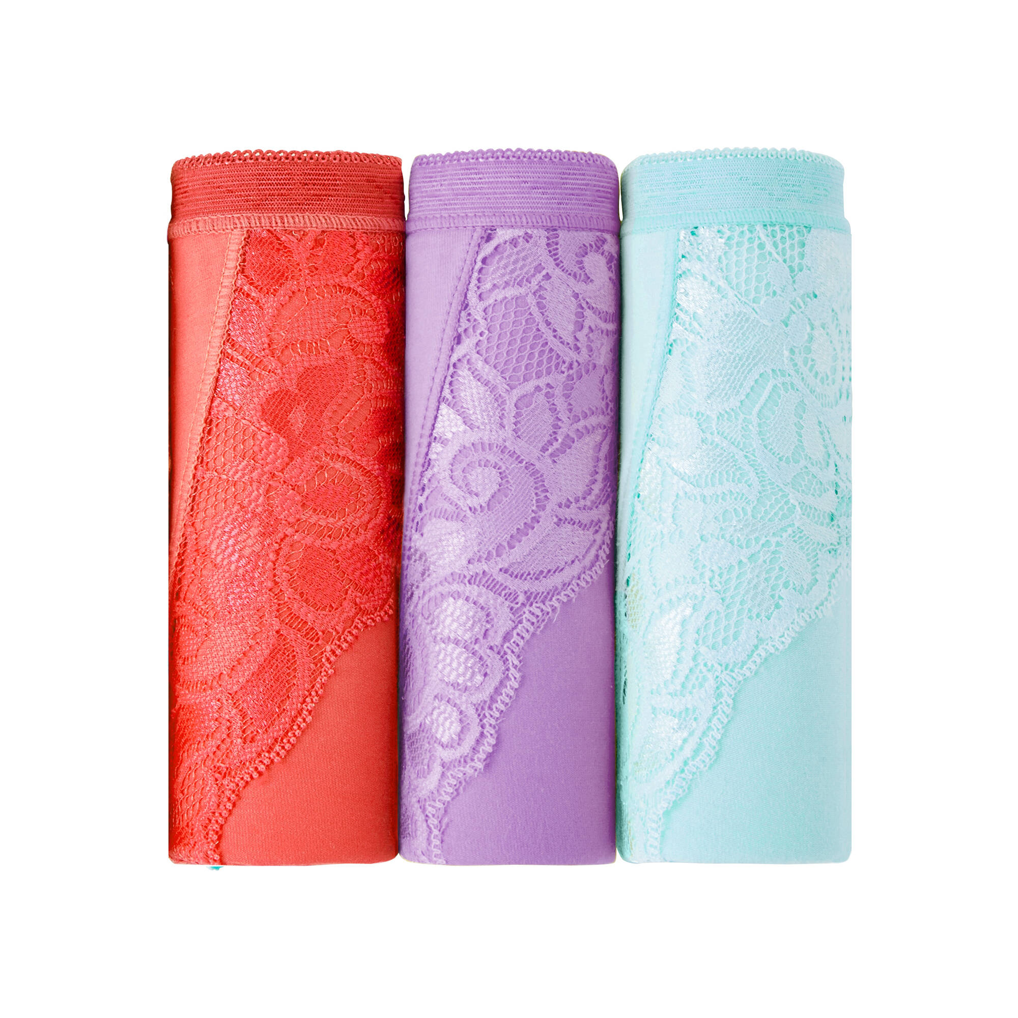 Culotte midi dentelle - lot de 3