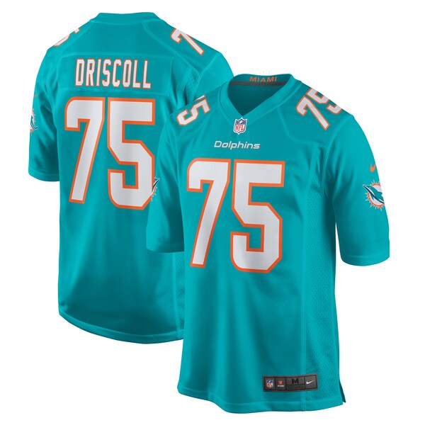 Jack Driscoll Miami Dolphins Nike Team Game Jersey -  Aqua