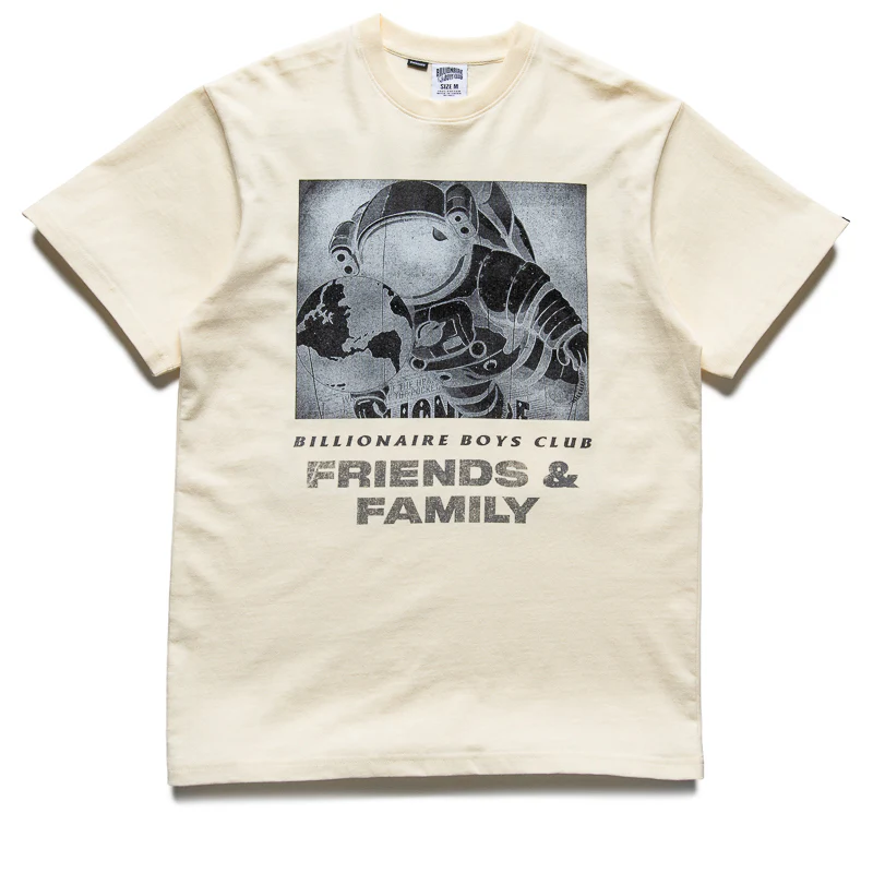 Billionaire Boys Club Friends And Family Knit Tee - Winter White