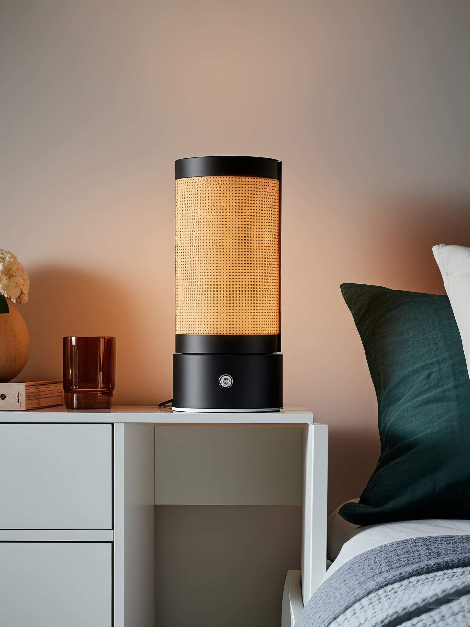Lampa stołowa LED w stylu retro