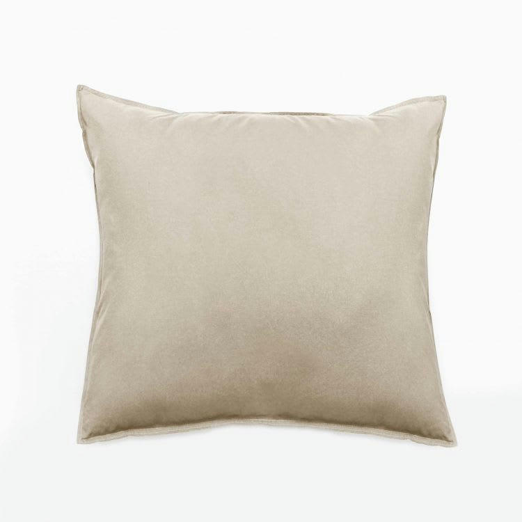 PALACE - Taie D'oreiller en Coton Beige 65x65 cm