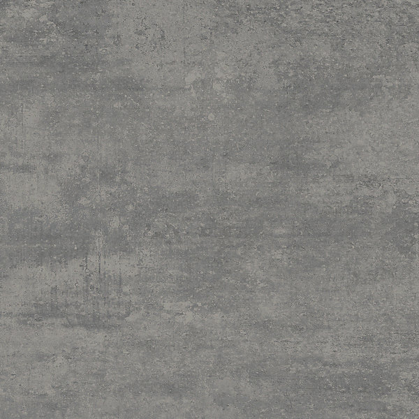 Carrelage sol extérieur en grès cérame émaillé effet béton gris anthracite l.60 x L.60 x ép. 0.9cm Bauha
