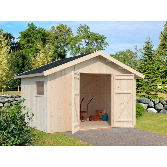 Gerätehaus »Nils«, BxT: 348 x 239 cm (Außenmaße), Wandstärke: 16 mm