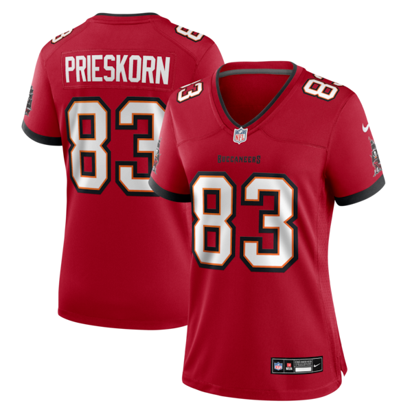 Caden Prieskorn Tampa Bay Buccaneers Nike Women's Team Game Jersey -  Red
