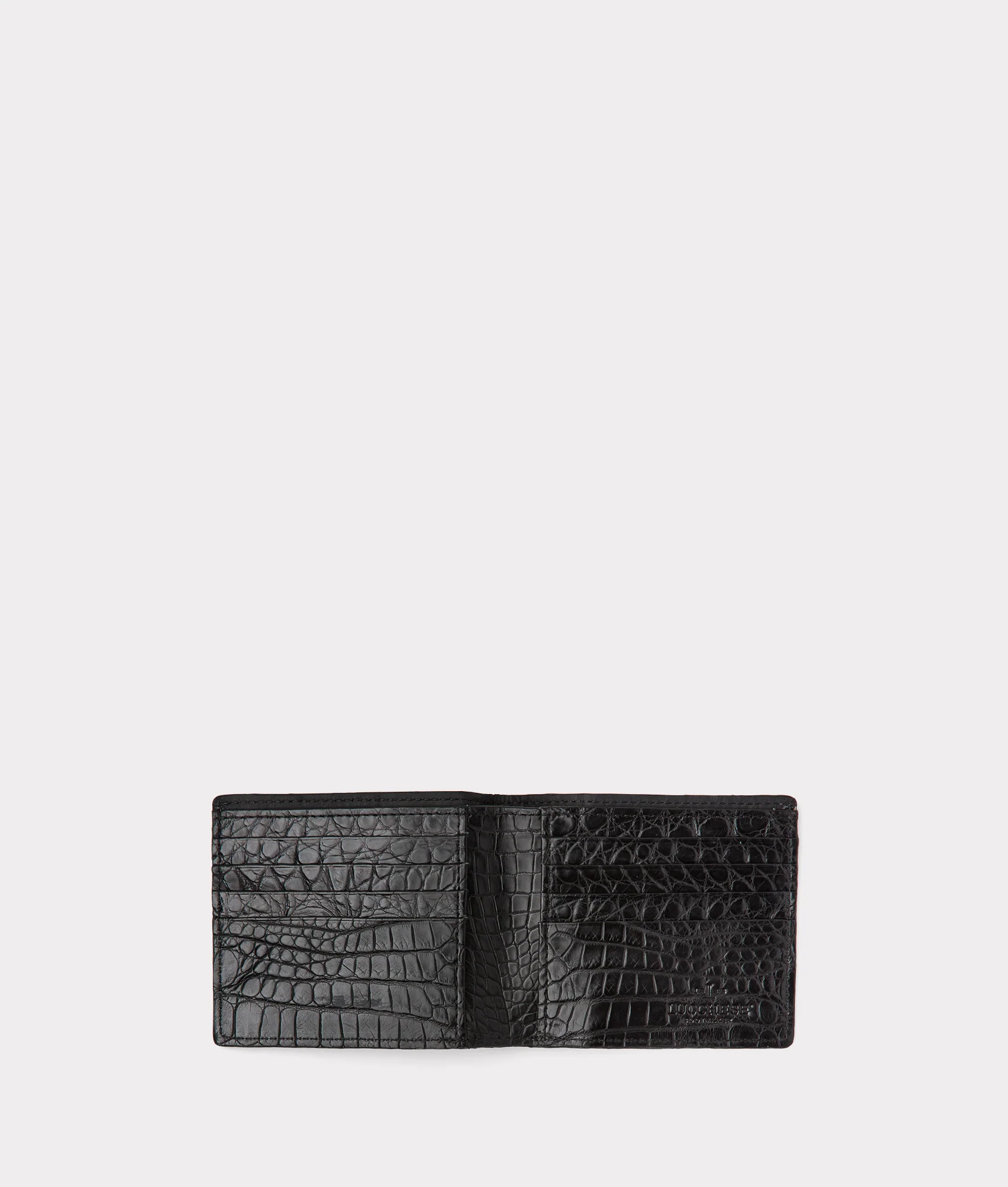 Hipster Wallet - American Alligator - Black