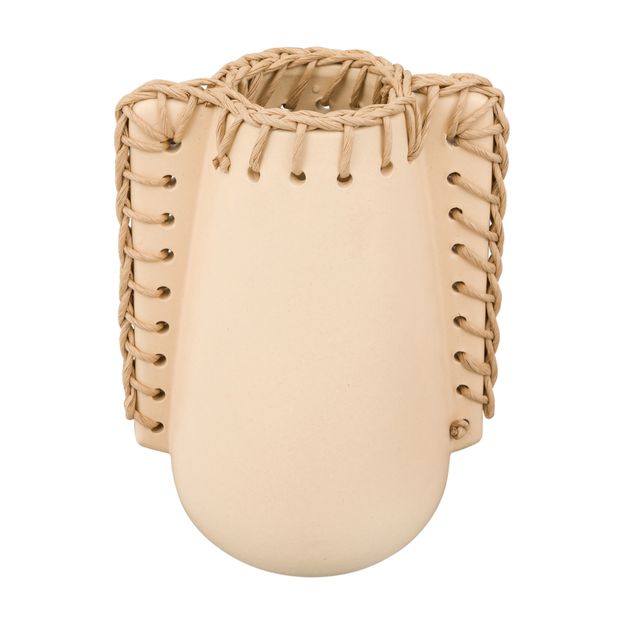 VASO DECORATIVO 24 CM CROCHETANDO