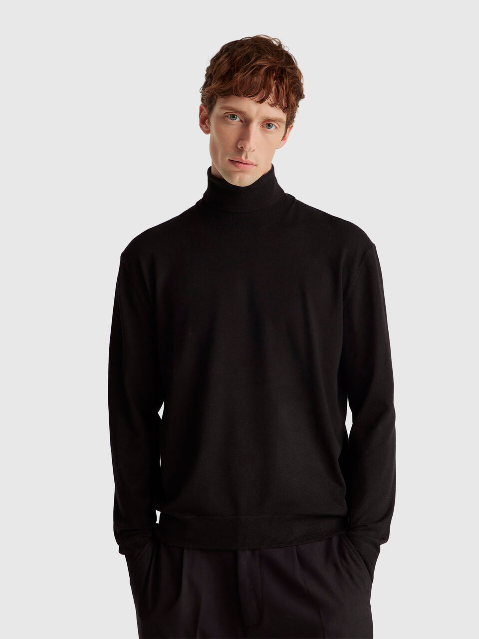 Turtleneck in viscose blend