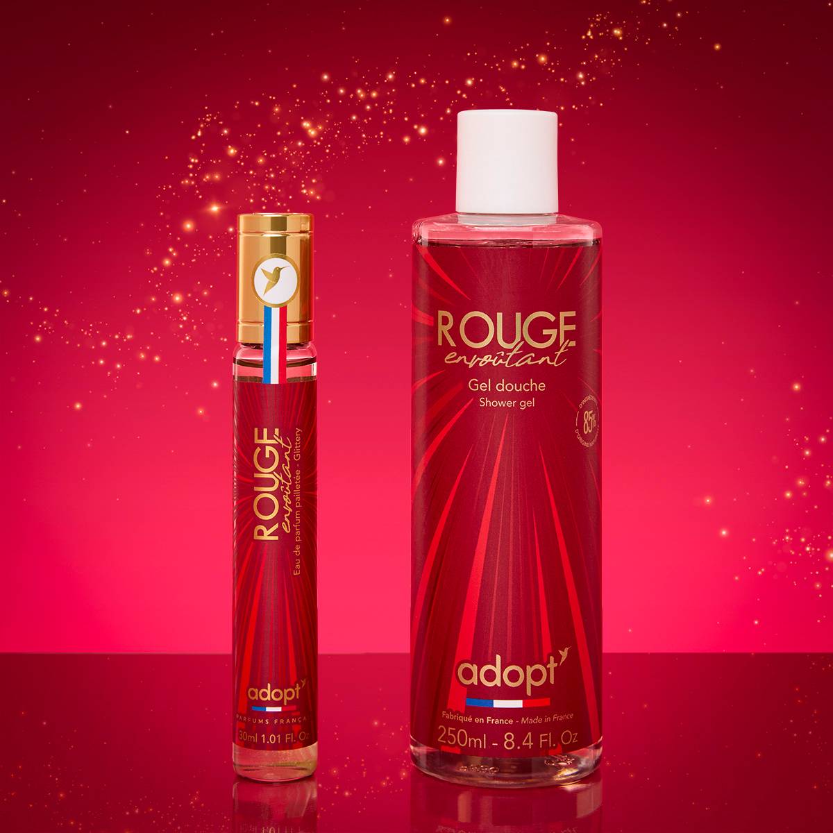Rouge EnvoûtantCoffret Eau de parfum 30 ml   Gel douche 250 ml