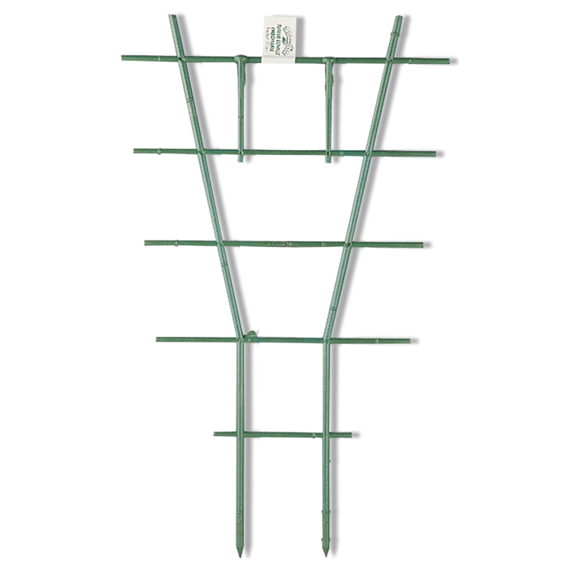Tuteur échelle plastique pour plantes en pot vert 50 cm