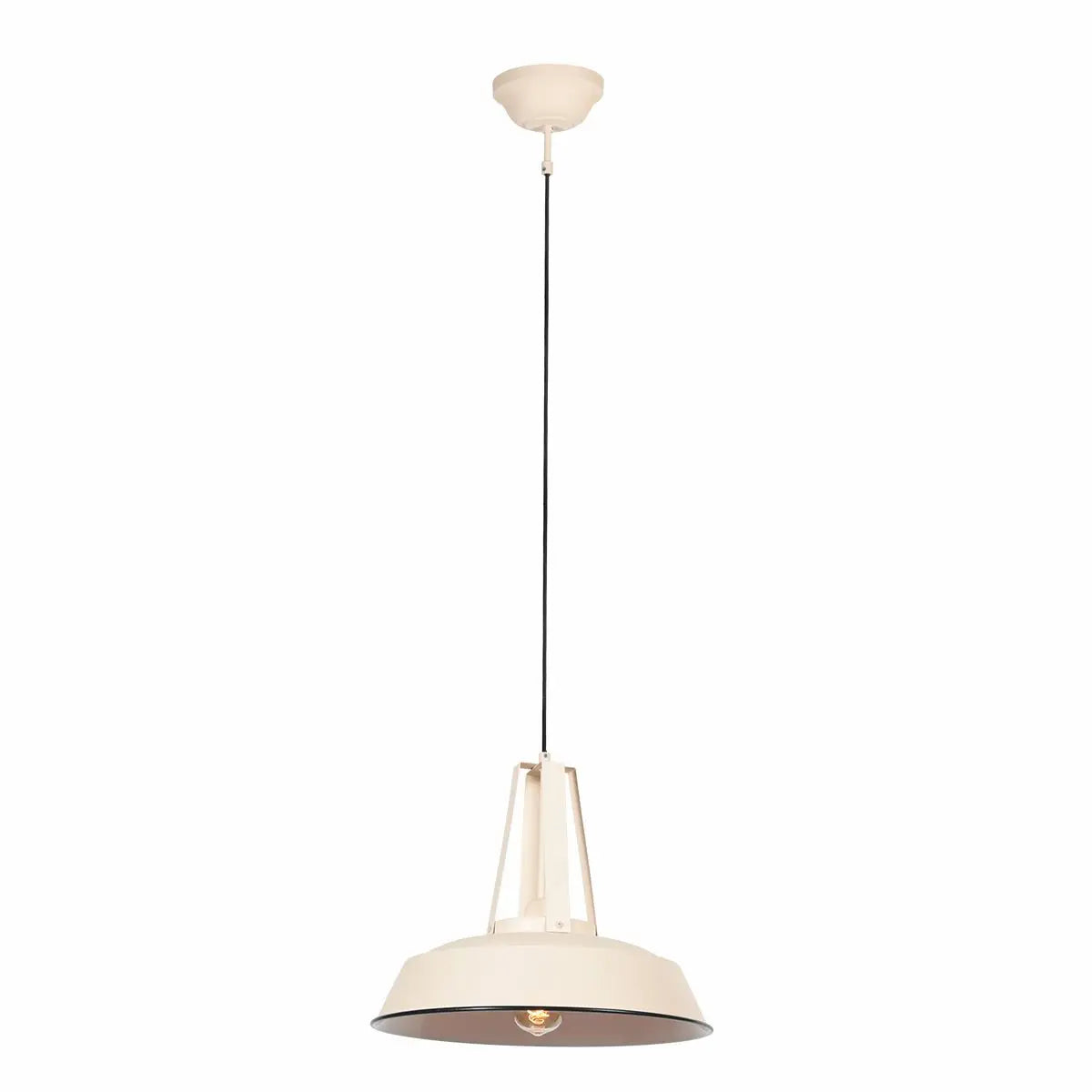 Steinhauer hanglamp Eden - 1 lichts - 45 x 240  cm - creme