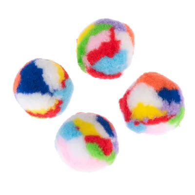 TIAKI Fluffy Balls Cat Toy Set