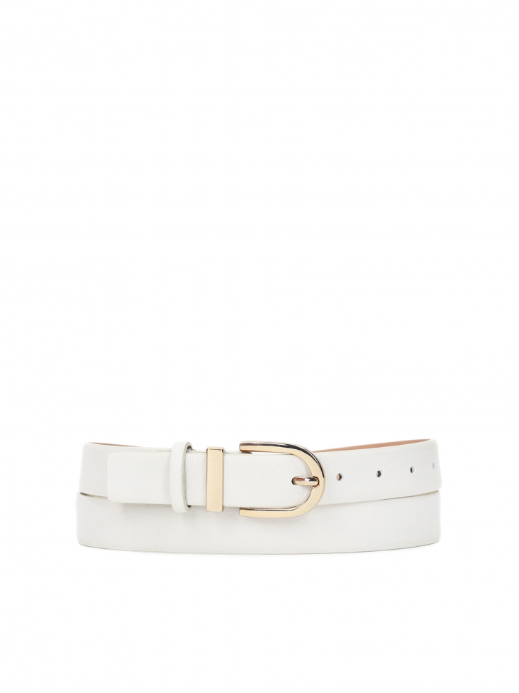 Ladies' off-white belt