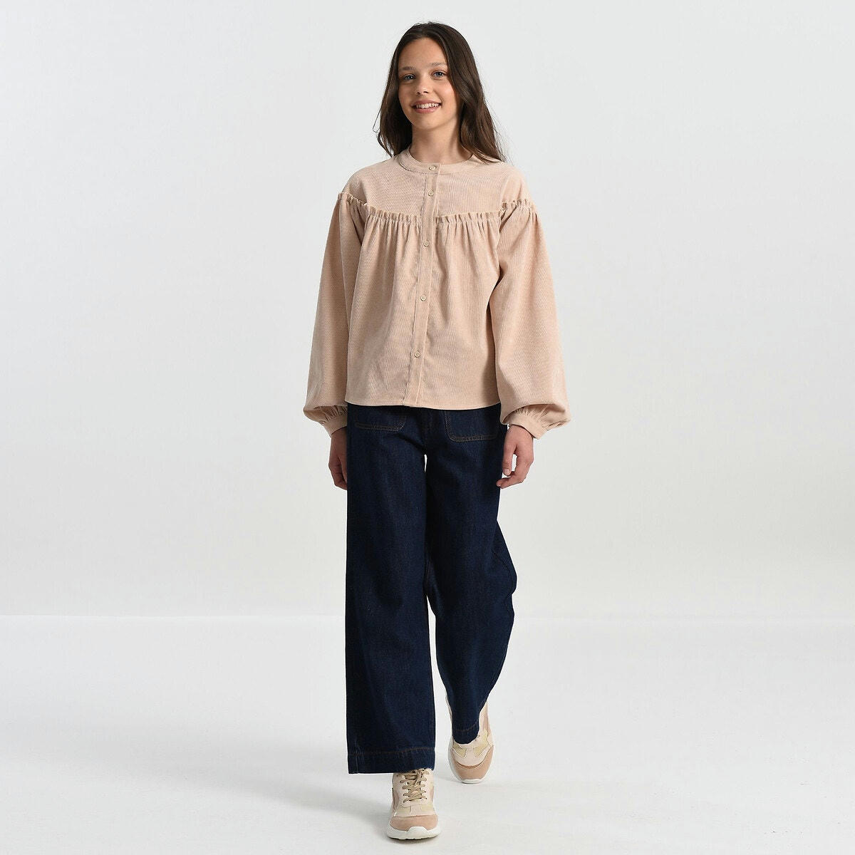 Blouse fluide manches longues