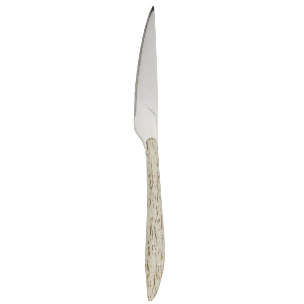 Couteau acier 23cm manche gris