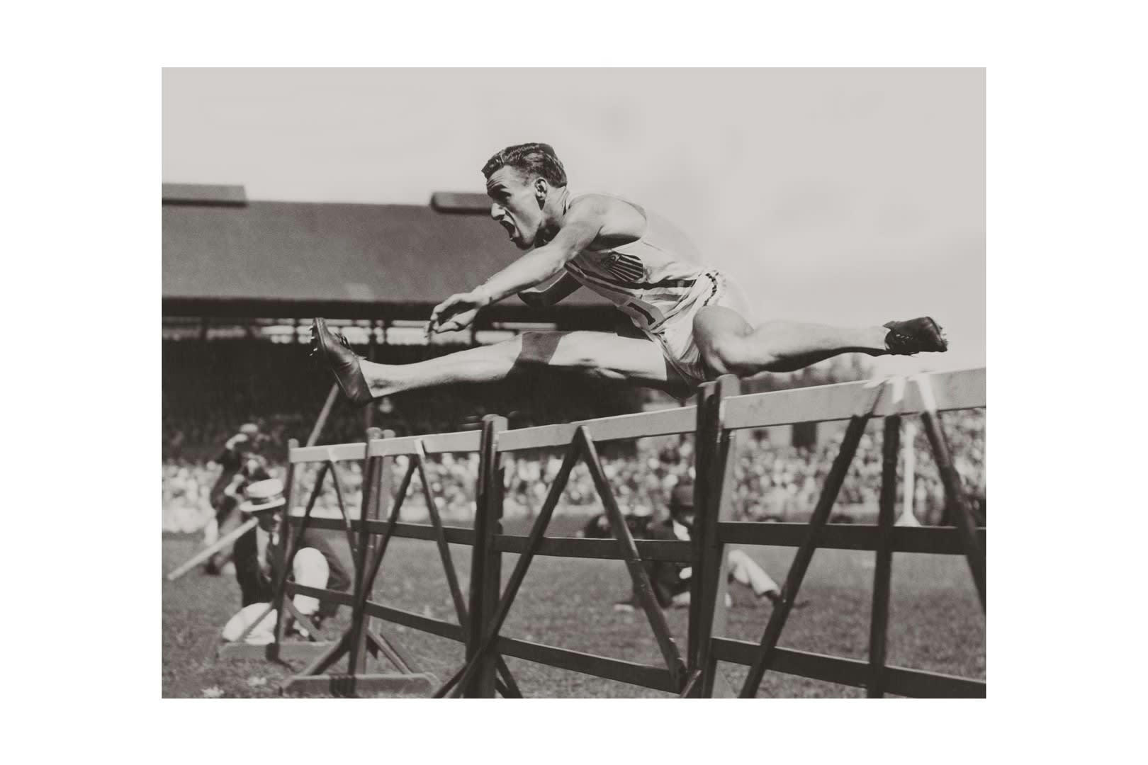 SPORT - Photo ancienne noir et blanc athlétisme n°03 alu 60x90cm
