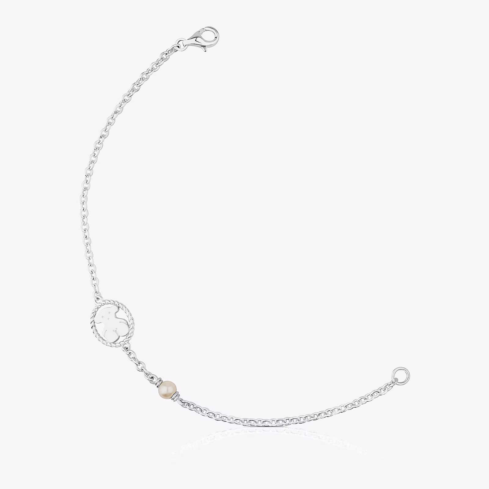 Pulsera de plata con perla cultivada Camee