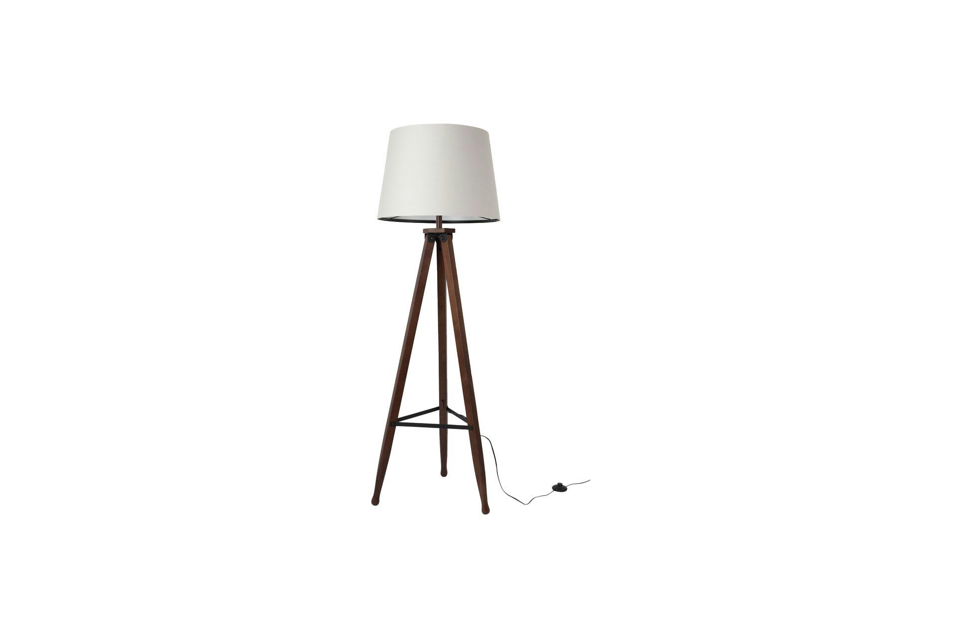 SUONI - lampadaire en bois marron