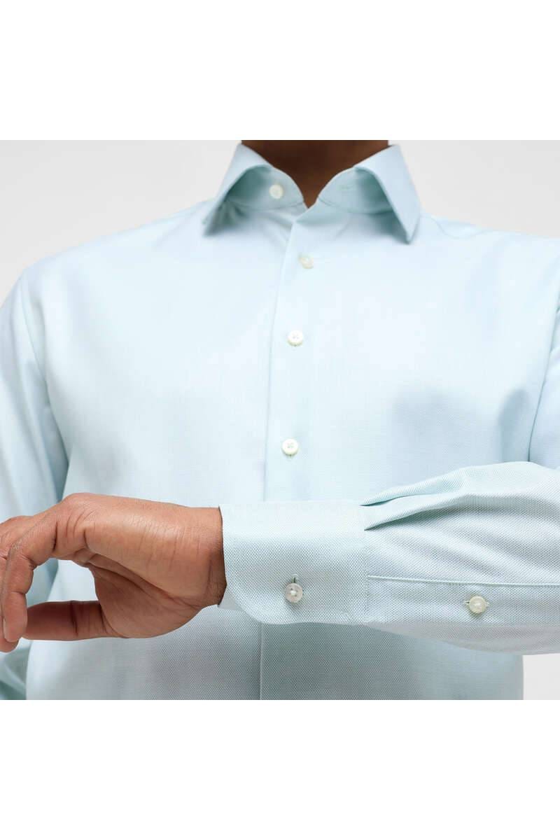 ETERNA 1863 Modern Fit Hemd hellgrün, Strukturiert