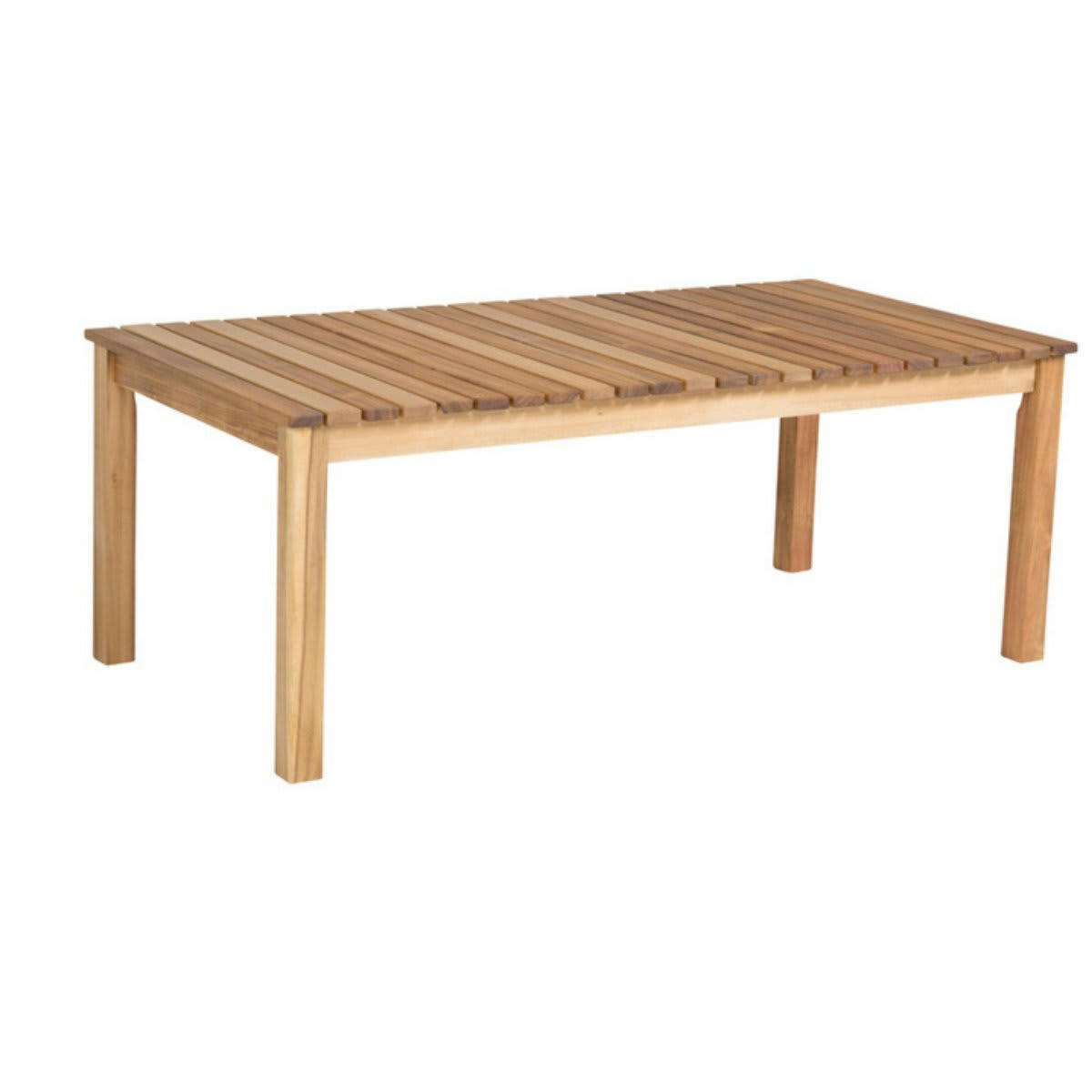 BOLANE - Table basse extérieur 120x60cm en bois d