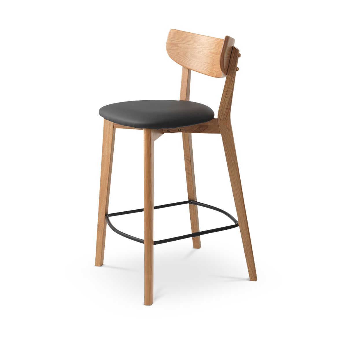 Olivine Jack houten barkruk naturel - 65 cm