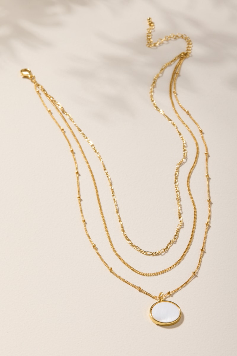 Robyn Layered Pendant Necklace